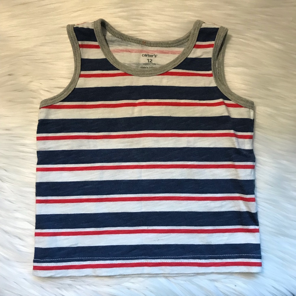 Carter’s Red White & Blue Stripe Tank Top